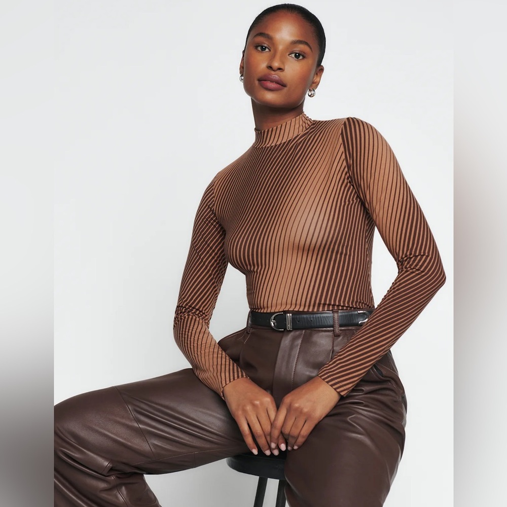 Reformation- Bailey Knit Top, Bongo